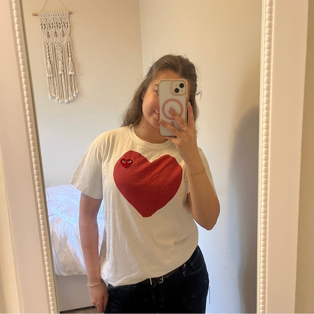 Play Comme does Garçon Heart T-Shirt